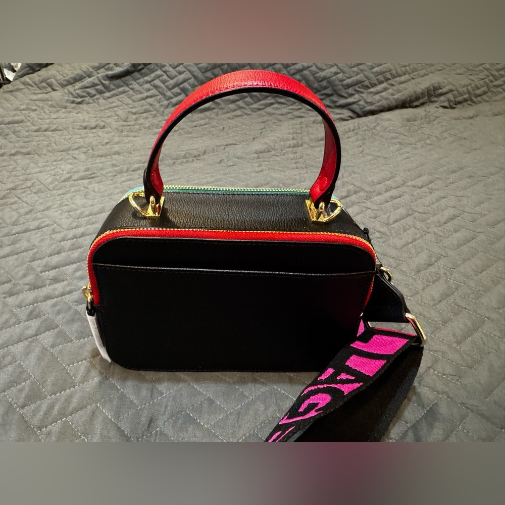 Karl Lagerfeld Black Multicolor Studded Crossbody Bag - Picture 6 of 6